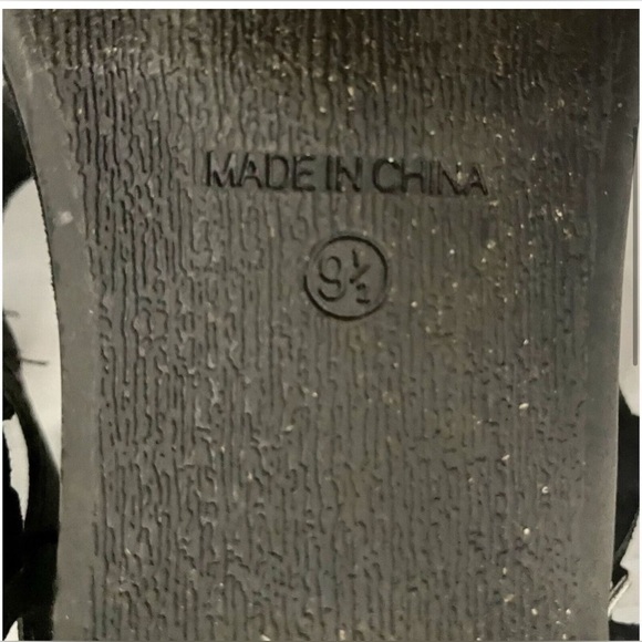 🖤Arizona Jean Black Beaded Sandals🖤 - Picture 5 of 6